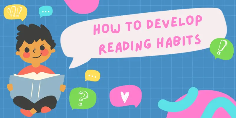 A CHILD READING A BOOK SHOWING GOOD READING HABIT
