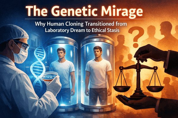 The Genetic Mirage: Why Human Cloning Transitioned from Laboratory Dream to Ethical Stasis