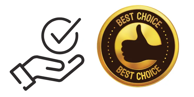 an icon for best choice